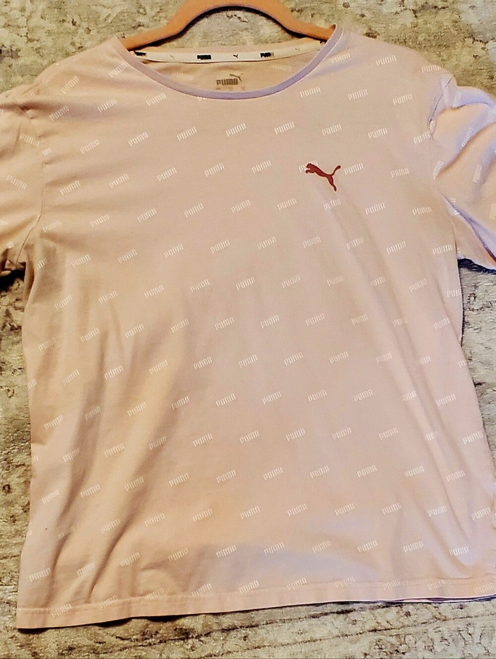Puma Women's M Oversized Cotton Tee Pink